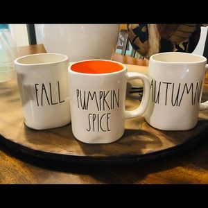 Rae Dunn Pumpkin Spice, Fall & Autumn Mugs